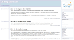 Desktop Screenshot of blog.oxymium.net